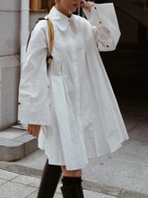 Load image into Gallery viewer, Over sized flared sleeve shirt