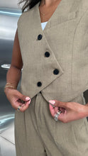 Load image into Gallery viewer, button vest set