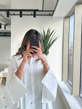 Load image into Gallery viewer, Over sized flared sleeve shirt