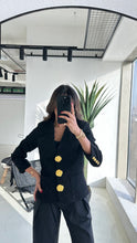 Load image into Gallery viewer, Gold detail blazer