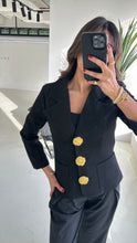 Load image into Gallery viewer, Gold detail blazer