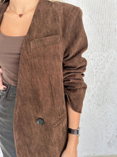 Load image into Gallery viewer, winter textured long blazer