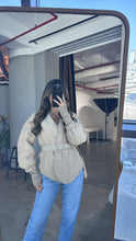 Load image into Gallery viewer, puffer jacket with belt