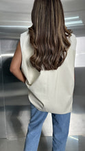Load image into Gallery viewer, contract leather oversized vest