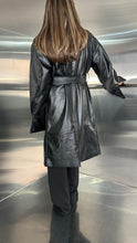 Load image into Gallery viewer, long leather jacket