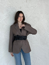 Load image into Gallery viewer, belted wrap blazer
