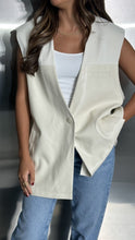 Load image into Gallery viewer, contract leather oversized vest