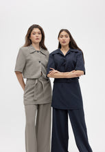 Load image into Gallery viewer, 2 piece suit with wrap skirt