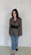Load image into Gallery viewer, belted wrap blazer