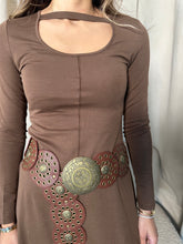 Load image into Gallery viewer, maxi cotton dress with belt