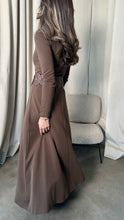 Load image into Gallery viewer, maxi cotton dress with belt