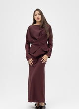 Load image into Gallery viewer, Silk skirt set