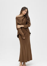 Load image into Gallery viewer, Silk skirt set
