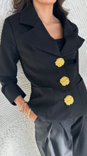Load image into Gallery viewer, Gold detail blazer