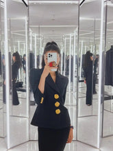 Load image into Gallery viewer, Gold detail blazer