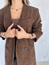 Load image into Gallery viewer, winter textured long blazer