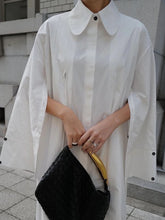 Load image into Gallery viewer, Over sized flared sleeve shirt