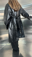 Load image into Gallery viewer, long leather jacket
