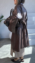 Load image into Gallery viewer, long leather jacket
