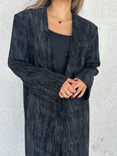 Load image into Gallery viewer, winter textured long blazer