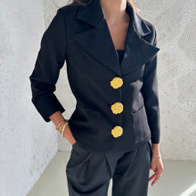 Load image into Gallery viewer, Gold detail blazer