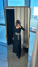 Load image into Gallery viewer, maxi cotton dress with belt