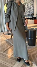 Load image into Gallery viewer, maxi dress with blazer set