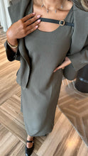 Load image into Gallery viewer, maxi dress with blazer set