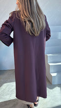 Load image into Gallery viewer, maroon long blazer