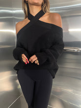 Load image into Gallery viewer, Cross neck sweater