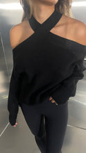Load image into Gallery viewer, Cross neck sweater