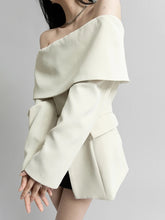 Load image into Gallery viewer, Off shoulder blazer