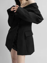 Load image into Gallery viewer, Off shoulder blazer