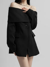 Load image into Gallery viewer, Off shoulder blazer