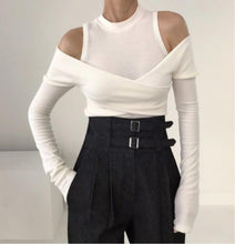 Load image into Gallery viewer, Open shoulder tank top