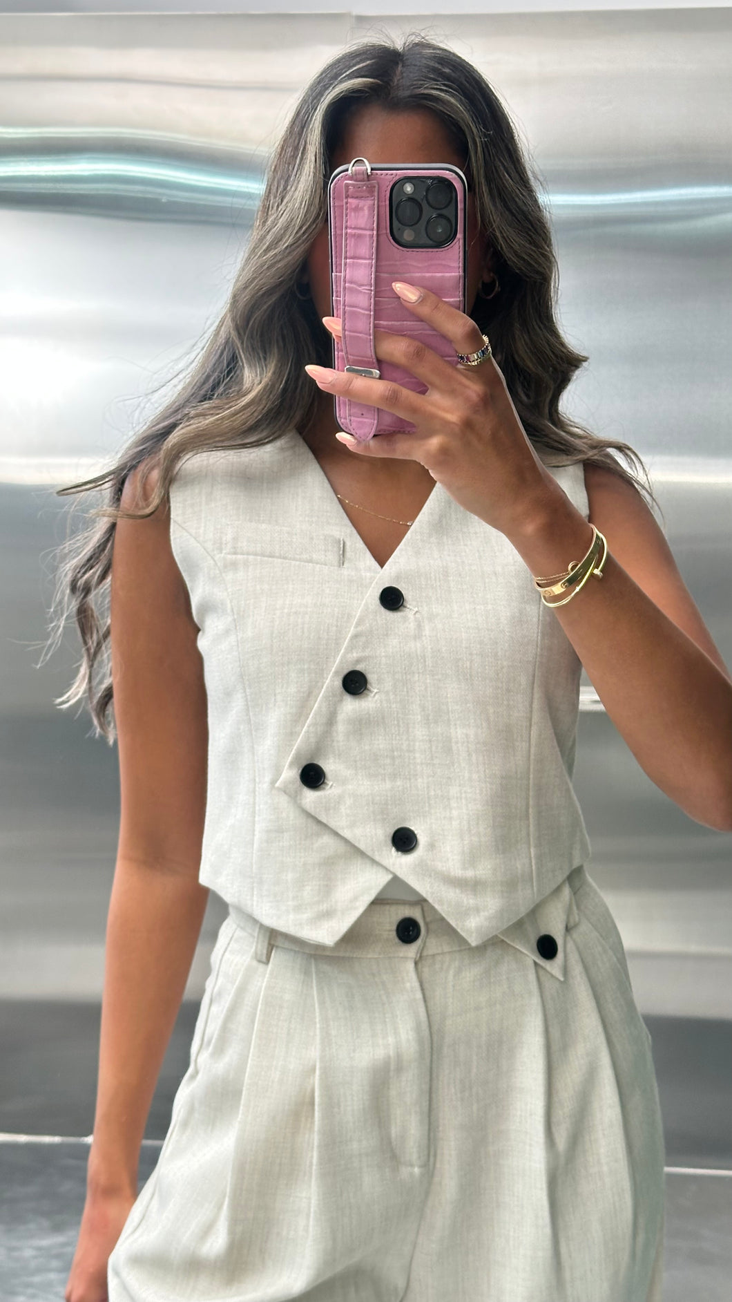 button vest set