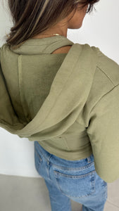 Hoodie with inner top