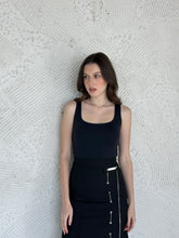 Load image into Gallery viewer, Midi skirt with chain detail
