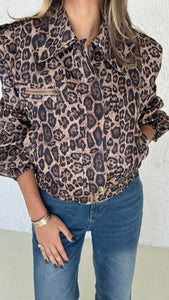 light leopard jacket