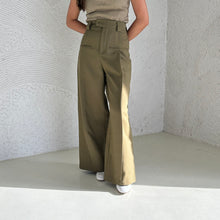 Load image into Gallery viewer, High waist wide leg pants
