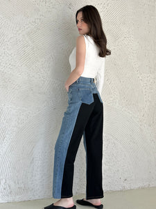 Contrast jeans