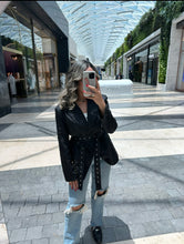 Load image into Gallery viewer, belted wrap blazer
