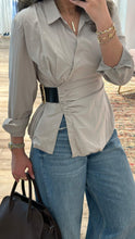 Load image into Gallery viewer, belted shirt
