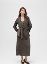 Load image into Gallery viewer, silk 2 piece dress
