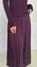 Load image into Gallery viewer, 3 piece maroon skirt set
