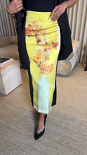 Load image into Gallery viewer, Silk skirt and oversized blazer set
