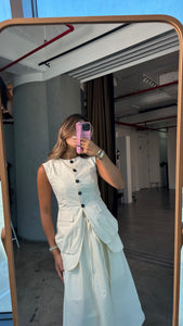 2 piece summer skirt set