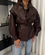 Load image into Gallery viewer, leather bomber jacket
