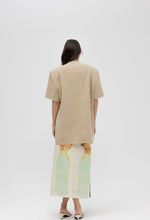Load image into Gallery viewer, Silk skirt and oversized blazer set
