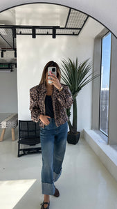 light leopard jacket